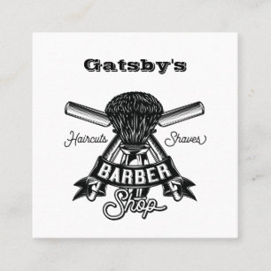 Vintage Barber / Hair Stylist Business Card