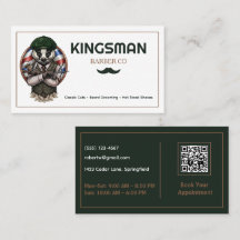 Vintage Barber | Personalized Barbershop QR Code