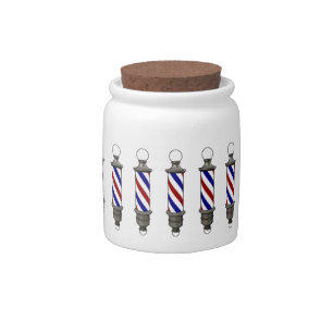 Vintage Barber Poles Jar