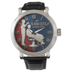 Vintage Barber Shop Rustic Hair Salon Decor Watch