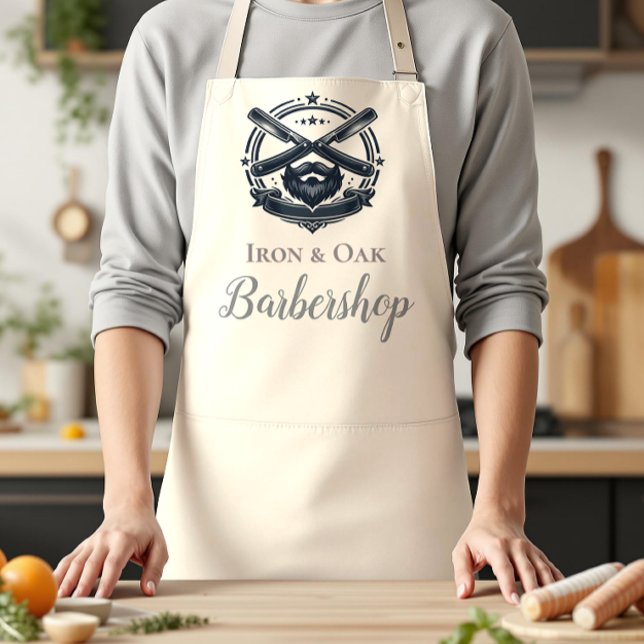 Vintage Barber Shop Tools Style Apron (Creator Uploaded)
