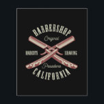 Vintage Barbershop logo  Flyer<br><div class="desc">Vintage Barbershop logo Flyer showing two razors with a beautiful font. Great gift idea for every barber and hairdresser.</div>
