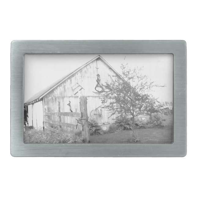 Vintage Barn Belt Buckle (Front)