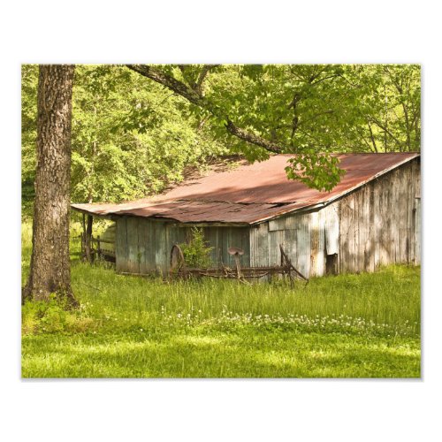Vintage Barn in Spring Green Tennessee Photography Photo Print