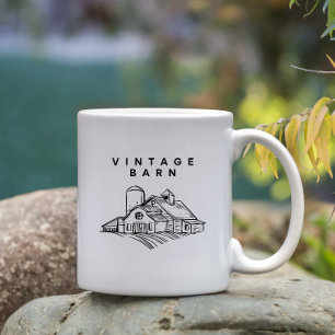 Vintage Barn Rustic Farmhouse Country Style Coffee Mug