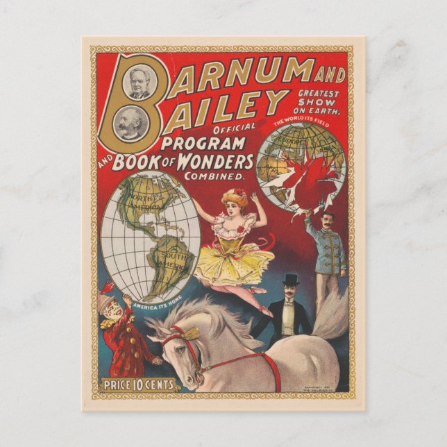 Vintage Barnum And Bailey Program Cover (Front)