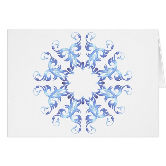 vintage baroque element.text. cards (Front Horizontal)