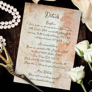 Vintage Baroque Mexican Lace Details Art Enclosure