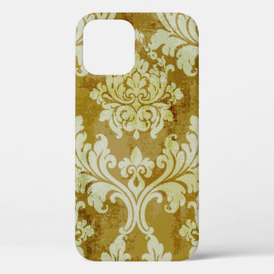 Vintage baroque ornament seamless pattern iPhone 12 case