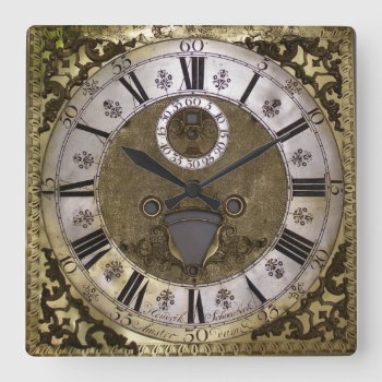 Vintage Barouque Antique Replica Clock by Romanelli at Zazzle