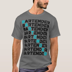 vintage bartender retro bartender 1 T-Shirt