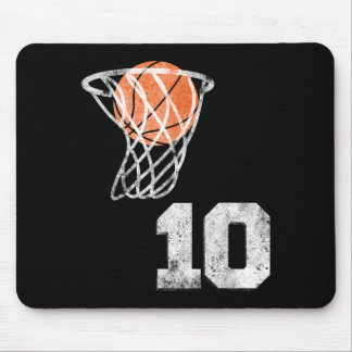 Vintage Basball Jersey Number 10 Mouse Pad