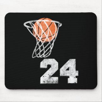 Vintage Basball Jersey Number 24 Mouse Pad