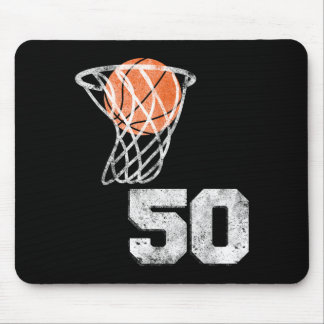 Vintage Basball Jersey Number 50 Mouse Pad