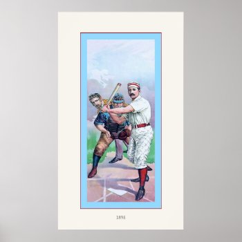 Vintage Baseball ~ 1885 Poster by VintageFactory at Zazzle