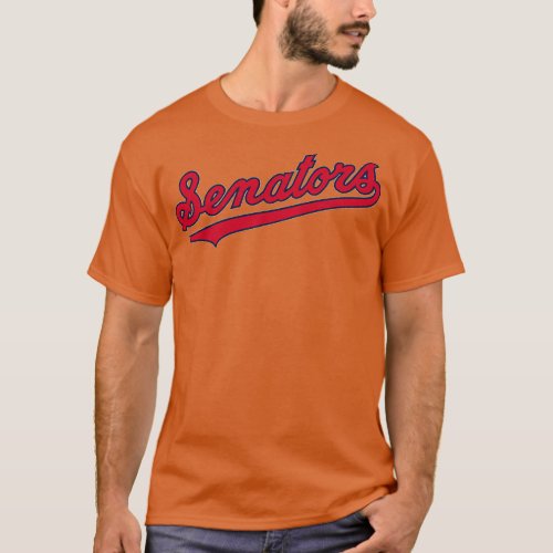 Vintage Baseball 1959 Washington Senators Defunct  T_Shirt