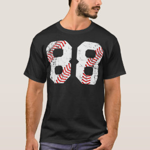 Vintage Baseball 88 Jersey Number T-Shirt