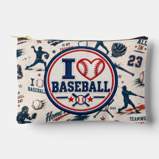 Vintage Baseball Accessory Pouch | Baseball Lover
