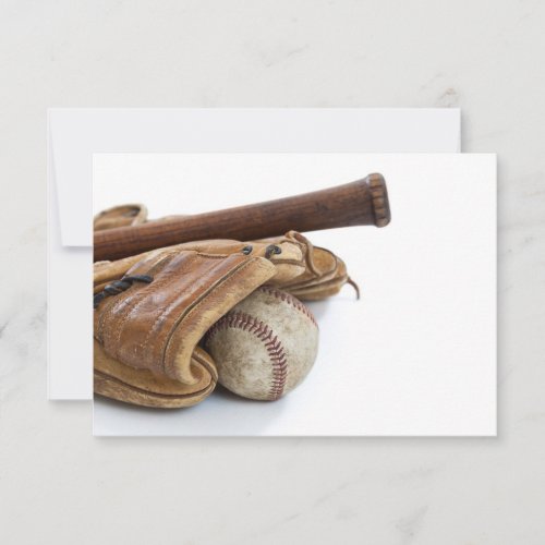 Vintage Baseball and Bat