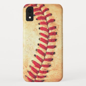 Vintage Baseball Ball Iphone Xr Case by jahwil at Zazzle