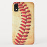 Vintage baseball ball iPhone XR case