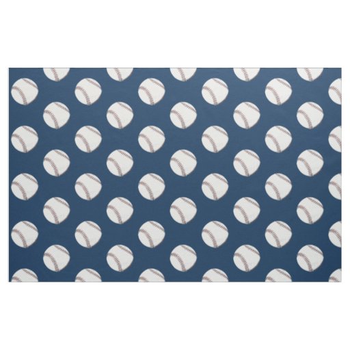 Vintage baseball ball fabric