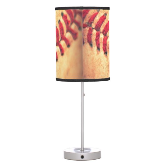 Vintage baseball ball table lamp (Back)