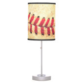 Vintage baseball ball table lamp (Front)