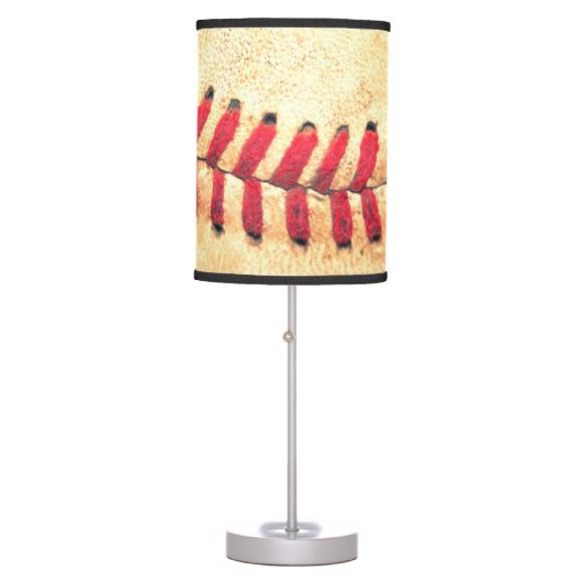 Vintage baseball ball table lamp (Front)