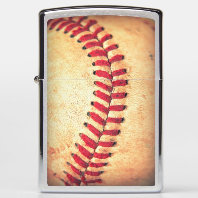Vintage baseball ball zippo lighter (Front)