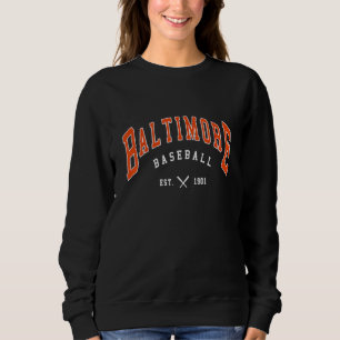 Vintage Baseball Baltimore Maryland Sweatshirt