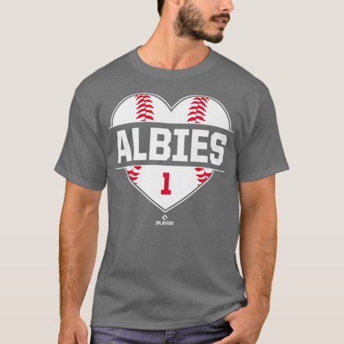 Vintage Baseball Bat Gameday Ozzie Albies Atlanta  T_Shirt