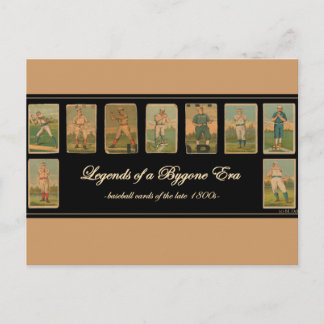 Vintage Baseball Card Antique Poster