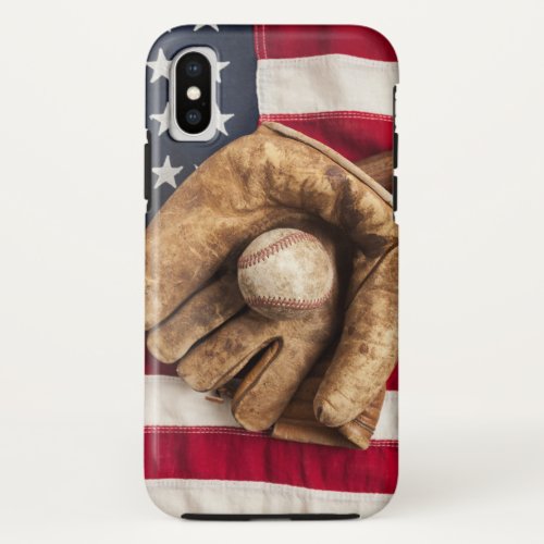 Vintage Baseball iPhone X Case