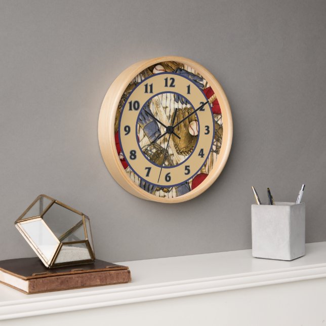Vintage Baseball Clock (Office)