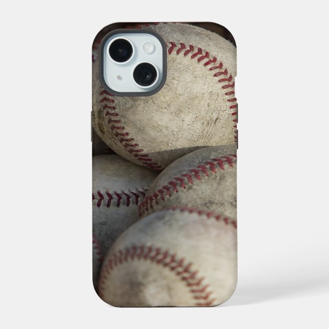 Vintage Baseball Close-up Iphone Case (Back)