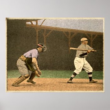 Vintage Baseball Collection Poster by cardland at Zazzle