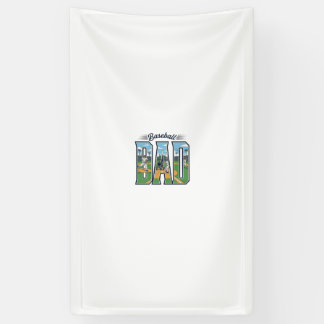 Vintage Baseball Dad Engraved Letter Shirt Design_ Banner