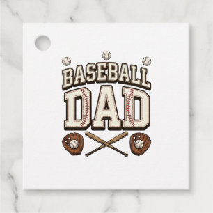 Vintage Baseball Dad Father’s Day Favor Tags