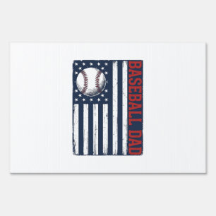Vintage Baseball Dad Flag Shirt Design_1 Sign