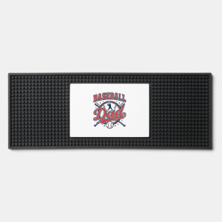 Vintage Baseball Dad Shirt Design_1 Bar Mat