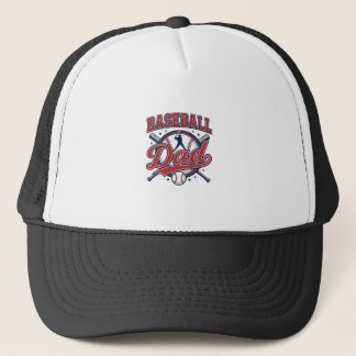 Vintage Baseball Dad Shirt Design_1 Trucker Hat