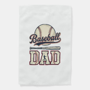 Vintage Baseball Dad Vector Shirt Design_1 Garden Flag