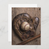 Vintage Baseball Equipment (Front/Back)