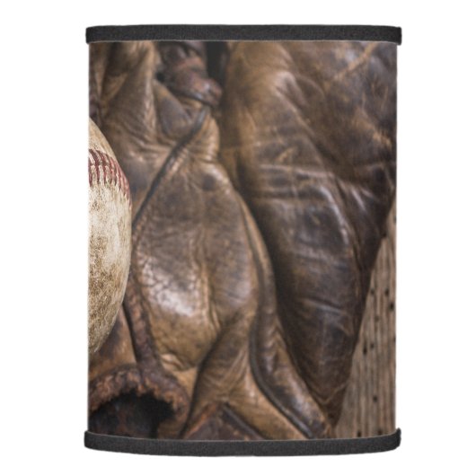 Vintage Baseball Equipment Lamp Shade (Right)