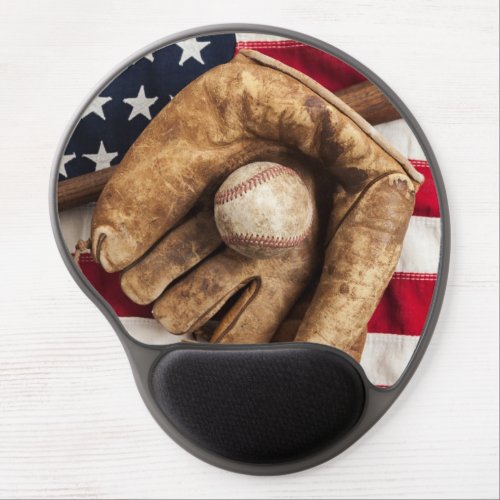 Vintage Baseball Gel Mouse Pad