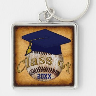 Vintage Baseball Gift for Graduate, Year or Text
