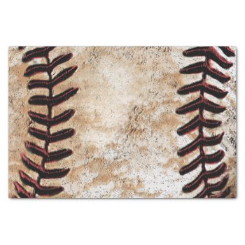 Vintage Baseball Gift Wrapping Tissue Paper by YourSportsGifts at Zazzle