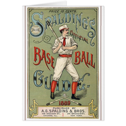 Vintage Baseball Guide Cards (Front)