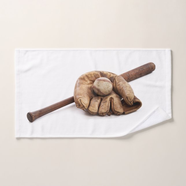 Vintage Baseball Hand Towel (Hand Towel)
